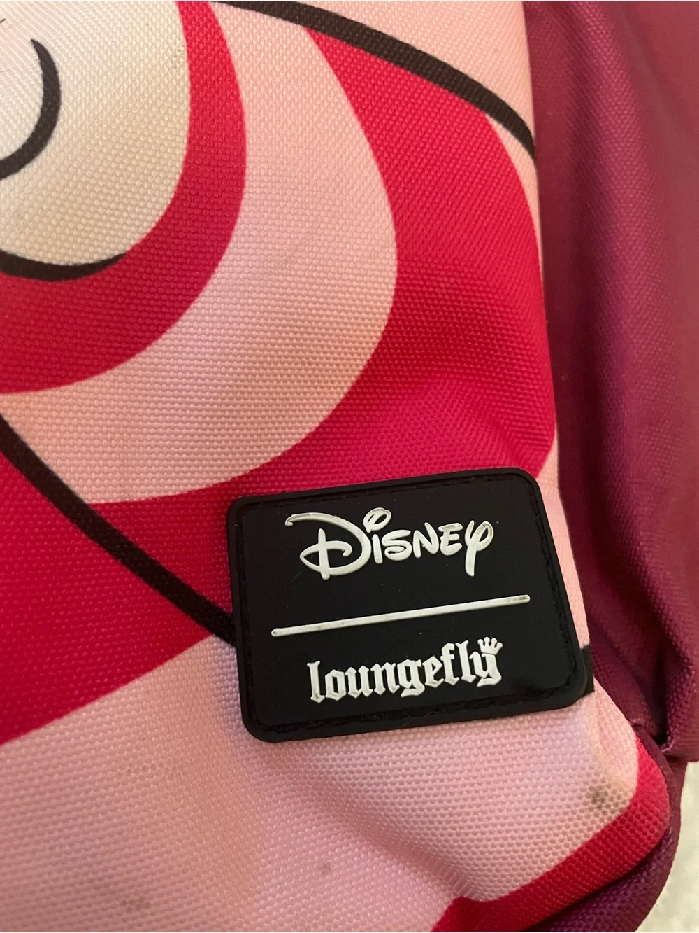 Disney x Loungefly Cheshire Cat Pink & Magenta Backpack - Picture 4 of 11